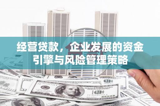 全州经营贷款，企业发展的资金引擎与风险管理策略