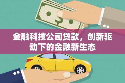 自贡金融科技公司贷款，创新驱动下的金融新生态