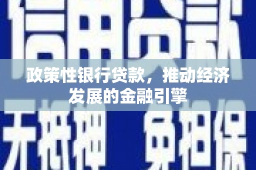 八里政策性银行贷款，推动经济发展的金融引擎