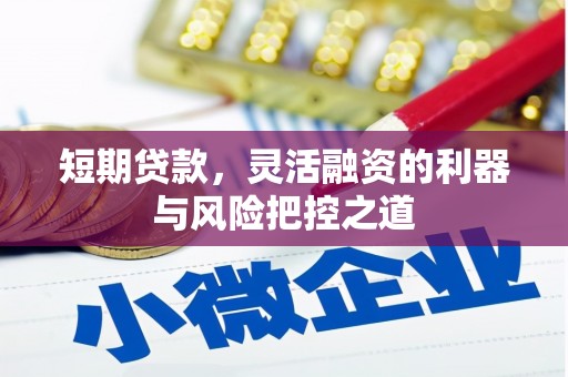 三乡短期贷款，灵活融资的利器与风险把控之道