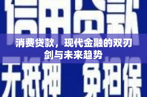 海东消费贷款，现代金融的双刃剑与未来趋势