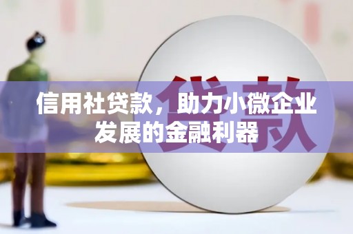 刚察信用社贷款，助力小微企业发展的金融利器