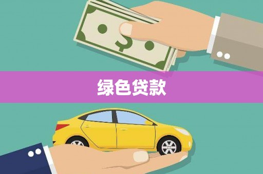 佳县绿色贷款
