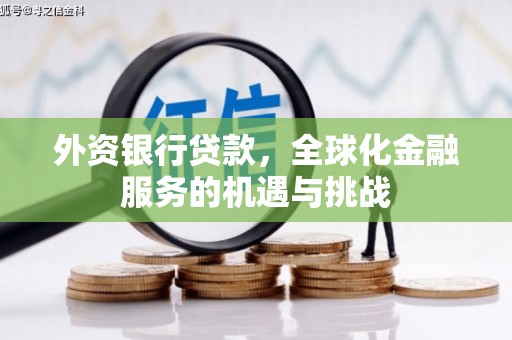 绥中外资银行贷款，全球化金融服务的机遇与挑战